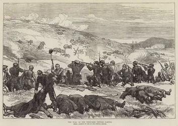 Der Krieg, in den Schützengräben vor Plewna